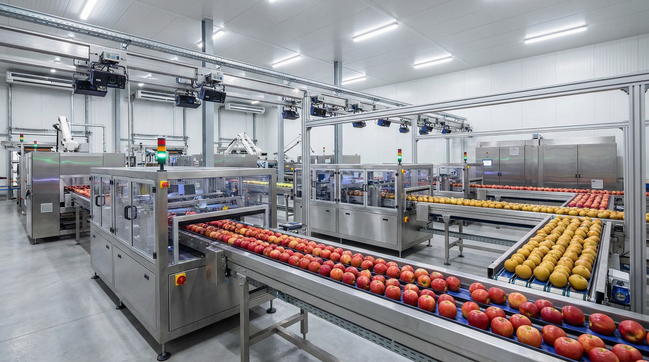AI-powered automated fruit grading and packing facility